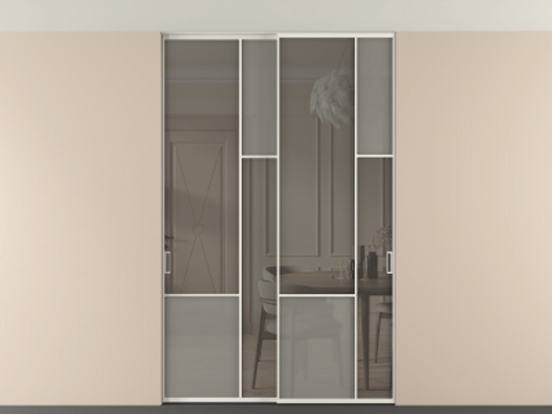 Перегородка Мозаик внутри проёма скрытое крепление в потолок 2 створки АЛПР 041.12 Алюминий серый Сатинированное серое стекло, триплекс, 6 мм + Прозрачное серое стекло, триплекс. Цена 65889740 so'm . Фабрика дверей Волховец 8 (800) 551 43 19 Перегородка Мозаик внутри проёма скрытое крепление в потолок 2 створки АЛПР 041.12 Алюминий серый Сатинированное серое стекло, триплекс, 6 мм + Прозрачное серое стекло, триплекс Цена 65889740 so'm | Volhovec