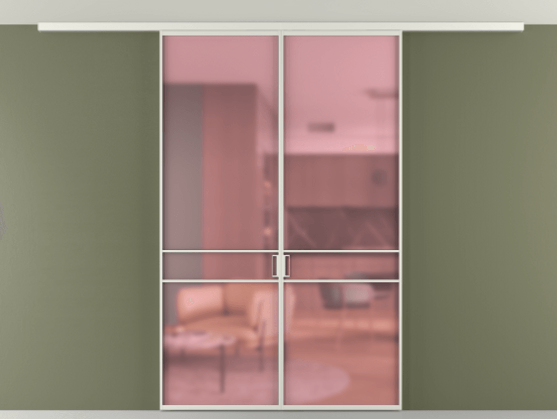 Перегородка Formato вдоль стены на потолок 2 створки АЛПР 040.02 Алюминий серый Сатинированное розовое стекло, триплекс. Цена 37882850 so'm 1. Полотно 2 шт. (800/2100 мм)
2. Комплект установки раздвижной системы
3. Базовый комплект фурнитуры
4.Ручка RONDO
. Фабрика дверей Волховец 8 (800) 551 43 19 Перегородка Formato вдоль стены на потолок 2 створки АЛПР 040.02 Алюминий серый Сатинированное розовое стекло, триплекс Цена 37882850 so'm | Volhovec