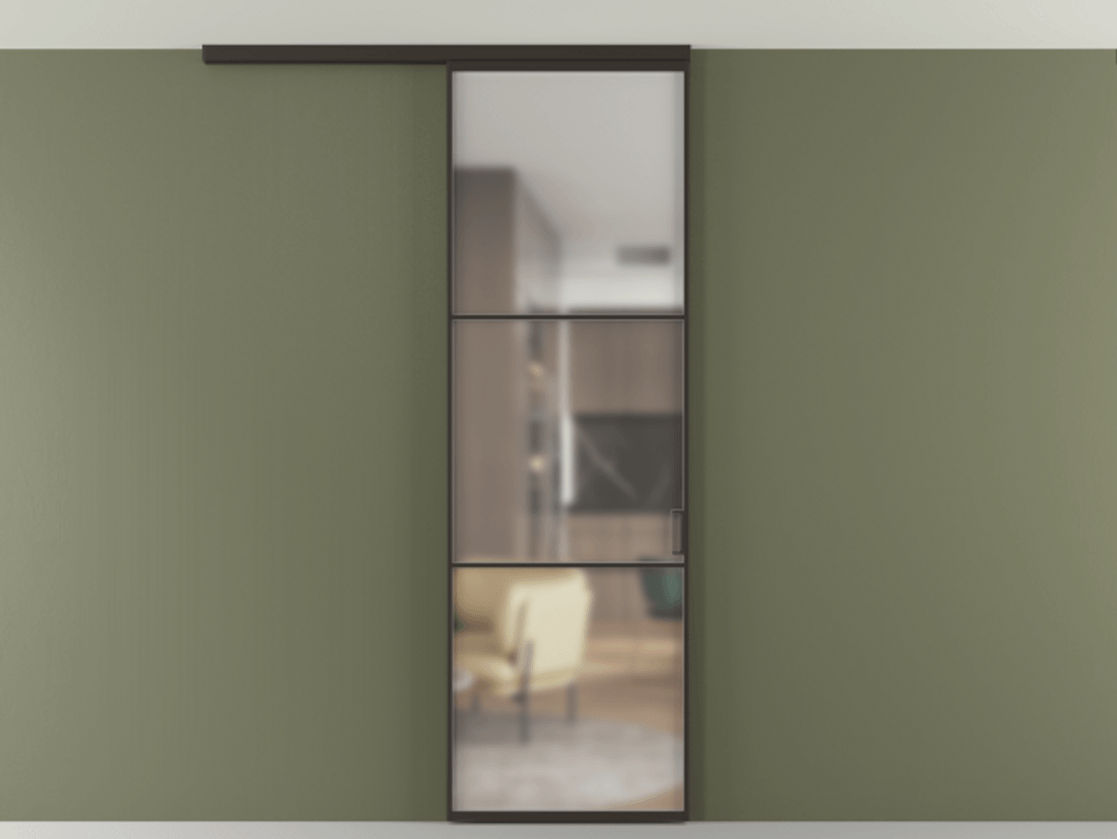 Перегородка Формато вдоль стены на потолок 1 створка АЛПР 040.03 Алюминий антрацит Сатинированное стекло "Мателюкс Кристал Вижн", калёное, матовое, каленое 6 мм. Цена 21799760 so'm 1. Полотно 2 шт. (800/2100 мм)
2. Комплект установки раздвижной системы
3. Базовый комплект фурнитуры
4.Ручка Рондо. Фабрика дверей Волховец 8 (800) 551 43 19 Перегородка Формато вдоль стены на потолок 1 створка АЛПР 040.03 Алюминий антрацит Сатинированное стекло "Мателюкс Кристал Вижн", калёное, матовое, каленое 6 мм Цена 21799760 so'm | Volhovec