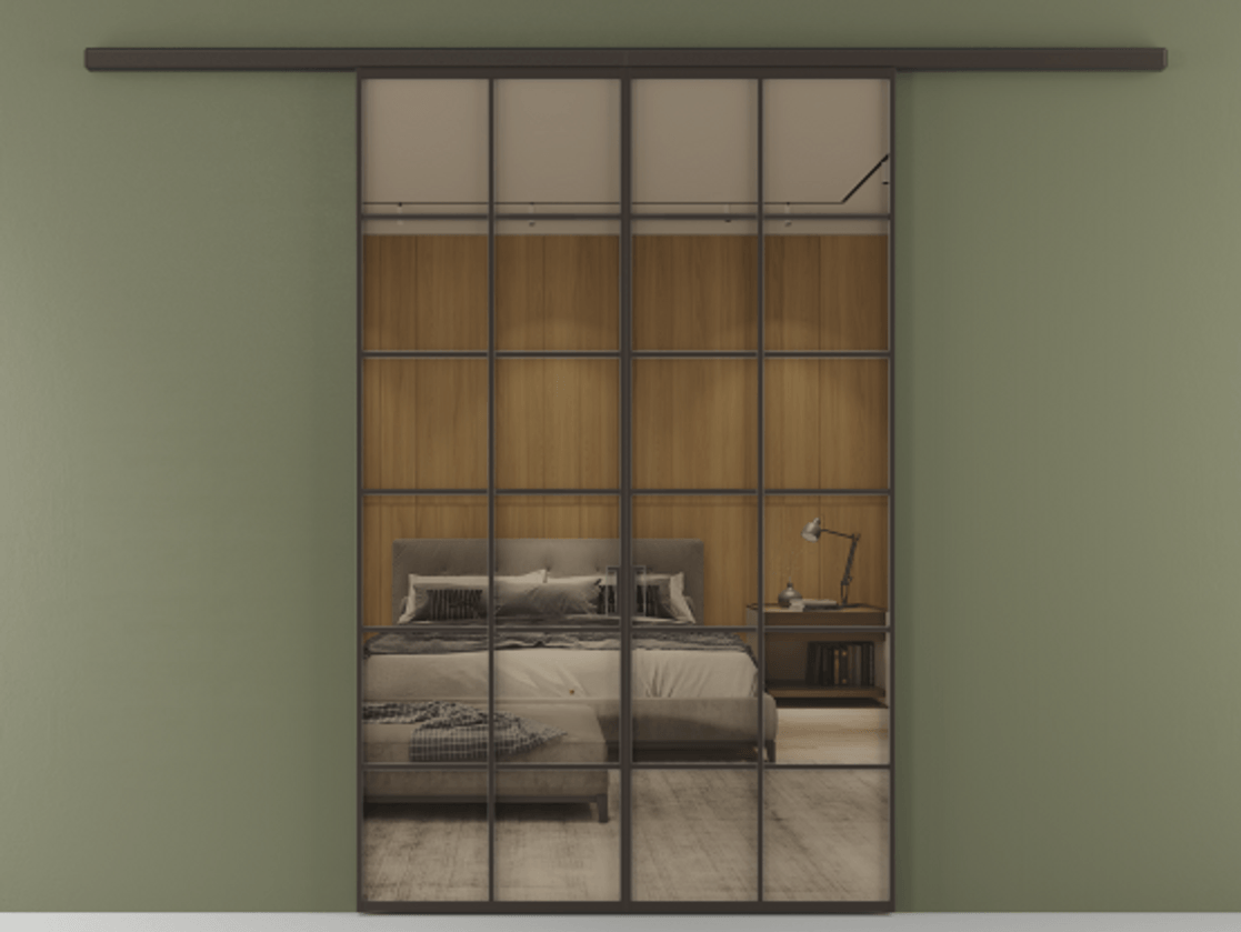 Перегородка Формато вдоль стены 2 створки АЛПР 040.05 Алюминий антрацит Рефлективное бронзовое стекло "Стопсол", калёное. Цена 53713800 so'm 1. Полотно 2 шт. (800/2100 мм)
2. Комплект установки раздвижной системы
3. Базовый комплект фурнитуры
4.Ручка Рондо. Фабрика дверей Волховец 8 (800) 551 43 19 Перегородка Формато вдоль стены 2 створки АЛПР 040.05 Алюминий антрацит Рефлективное бронзовое стекло "Стопсол", калёное Цена 53713800 so'm | Volhovec