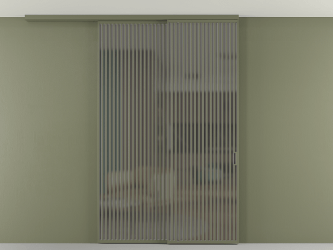 Перегородка Формато вдоль стены на потолок 2 створки с синхронным механизмом АЛПР 040.06 Алюминий оливковый тёмный Сатинированное серое стекло, триплекс. Цена 91442570 so'm 1. Полотно 2 шт. (800/2100 мм)
2. Комплект установки раздвижной системы
3. Базовый комплект фурнитуры
4.Ручка Рондо. Фабрика дверей Волховец 8 (800) 551 43 19 Перегородка Формато вдоль стены на потолок 2 створки с синхронным механизмом АЛПР 040.06 Алюминий оливковый тёмный Сатинированное серое стекло, триплекс Цена 91442570 so'm | Volhovec