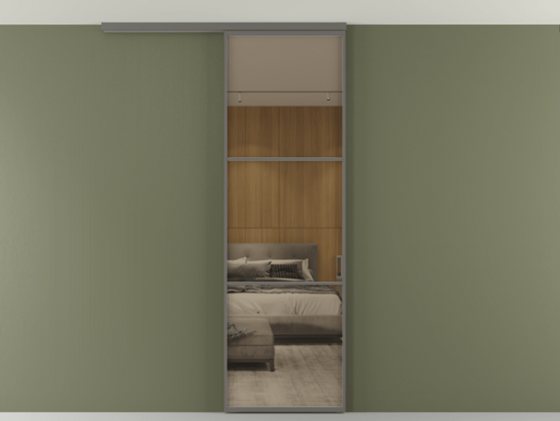 Перегородка Формато вдоль стены на потолок 1 створка АЛПР 040.03 Алюминий классический серый Рефлективное бронзовое стекло "Стопсол", калёное. Цена 21799760 so'm 1. Полотно 2 шт. (800/2100 мм)
2. Комплект установки раздвижной системы
3. Базовый комплект фурнитуры
4.Ручка Рондо. Фабрика дверей Волховец 8 (800) 551 43 19 Перегородка Формато вдоль стены на потолок 1 створка АЛПР 040.03 Алюминий классический серый Рефлективное бронзовое стекло "Стопсол", калёное Цена 21799760 so'm | Volhovec