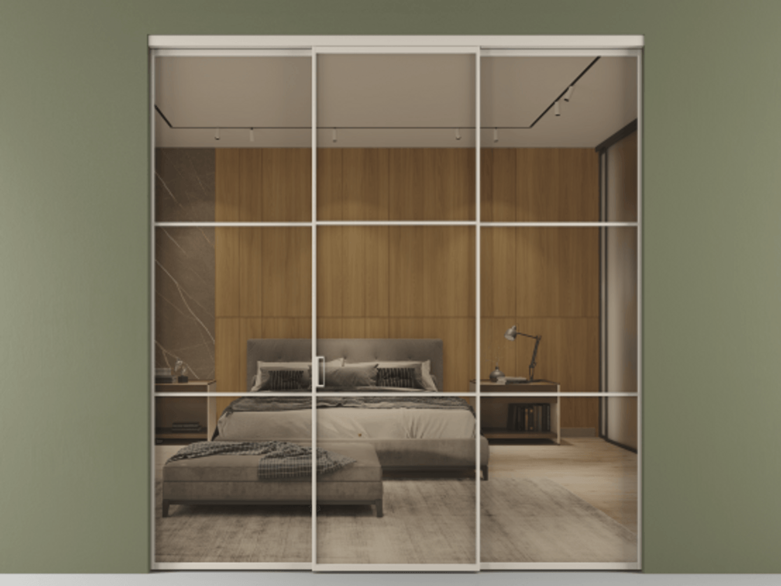 Перегородка Formato внутри проёма 3 створки АЛПР 040.03 Алюминий светло-бежевый Рефлективное бронзовое стекло "Stopsol", калёное. Цена 64472800 so'm 1. Полотно 3 шт. (800/2100 мм)
2. Комплект установки раздвижной системы
3. Базовый комплект фурнитуры
4.Ручка RONDO. Фабрика дверей Волховец 8 (800) 551 43 19 Перегородка Formato внутри проёма 3 створки АЛПР 040.03 Алюминий светло-бежевый Рефлективное бронзовое стекло "Stopsol", калёное Цена 64472800 so'm | Volhovec