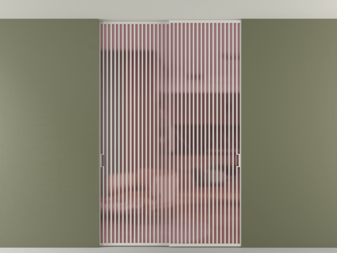 Перегородка Formato внутри проёма скрытое крепление в потолок 2 створки АЛПР 040.06 Алюминий тёплый серый Сатинированное розовое стекло, триплекс. Цена 409915 ₽ 1. Полотно 2 шт. (800/2100 мм)
2. Комплект установки раздвижной системы
3. Базовый комплект фурнитуры
4. Ручка RONDO. Фабрика дверей Волховец 8 (800) 551 43 19 Перегородка Formato внутри проёма скрытое крепление в потолок 2 створки АЛПР 040.06 Алюминий тёплый серый Сатинированное розовое стекло, триплекс Цена 409915 ₽ | Volhovec