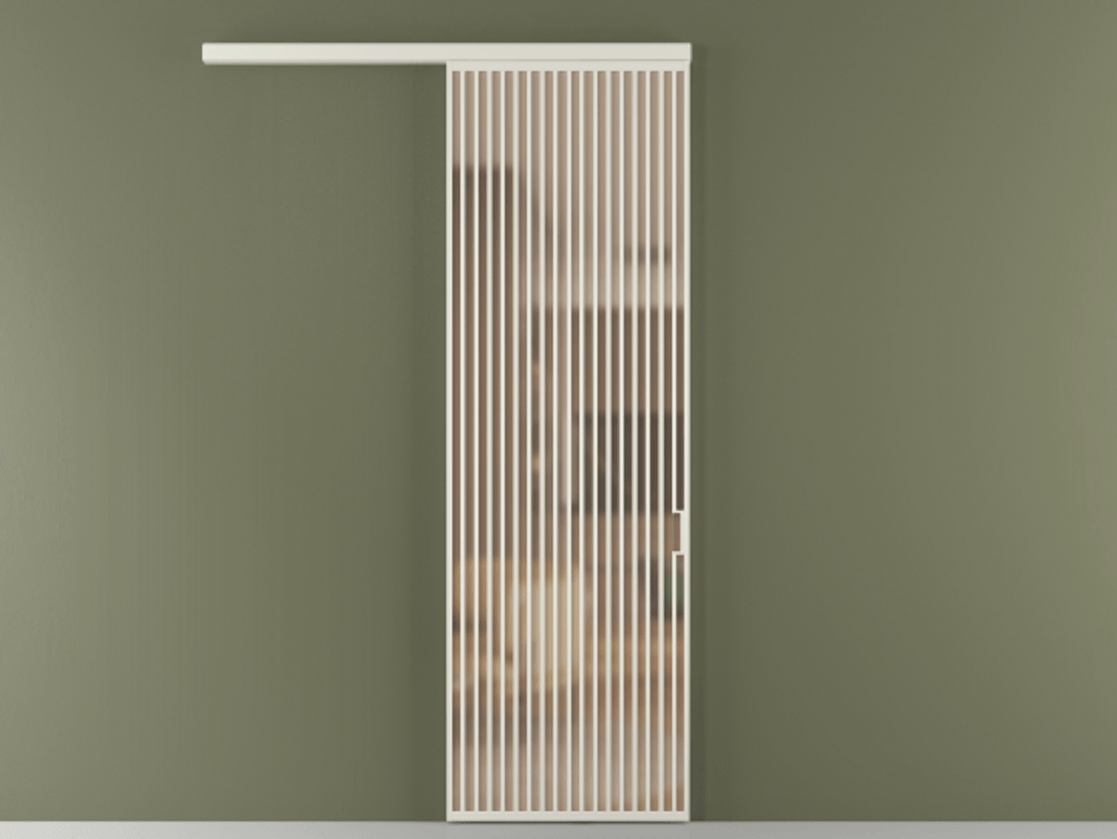 Перегородка Formato вдоль стены 1 створка АЛПР 040.06 Алюминий Белый Сатинированное оранжевое стекло, триплекс Цена 35837620 so'm  | Volhovec