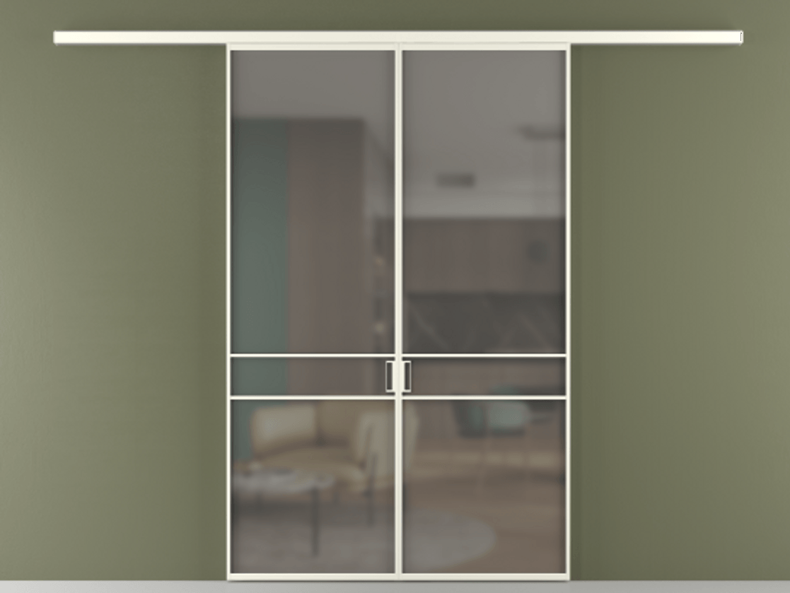 Перегородка Formato вдоль стены 2 створки АЛПР 040.02 Алюминий жемчужный Сатинированное серое стекло, триплекс. Цена 47299000 so'm 1. Полотно 2 шт. (800/2100 мм)
2. Комплект установки раздвижной системы
3. Базовый комплект фурнитуры
4.Ручка RONDO
. Фабрика дверей Волховец 8 (800) 551 43 19 Перегородка Formato вдоль стены 2 створки АЛПР 040.02 Алюминий жемчужный Сатинированное серое стекло, триплекс Цена 47299000 so'm | Volhovec