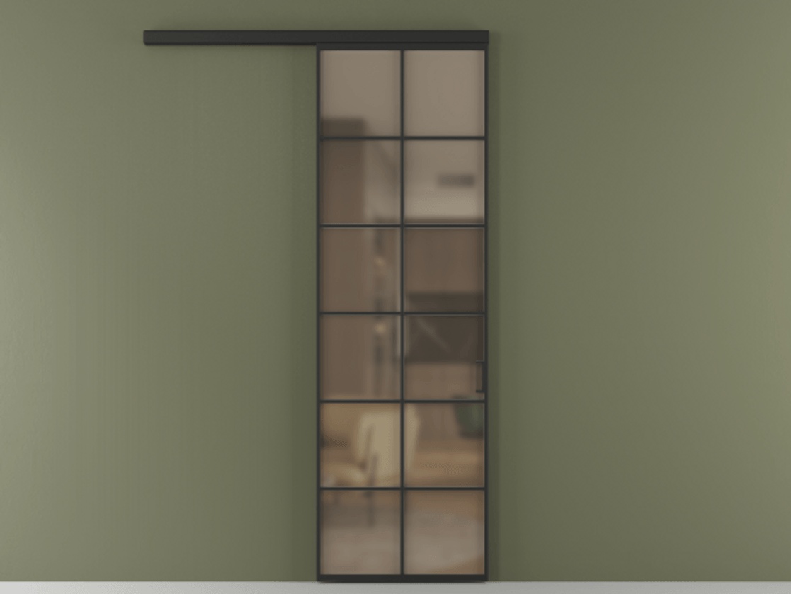Перегородка Formato вдоль стены одностворчатая #VENDORCODE# #FURNISH# #GLASS# Цена #PRICE# #CURRENCY#  | Volhovec