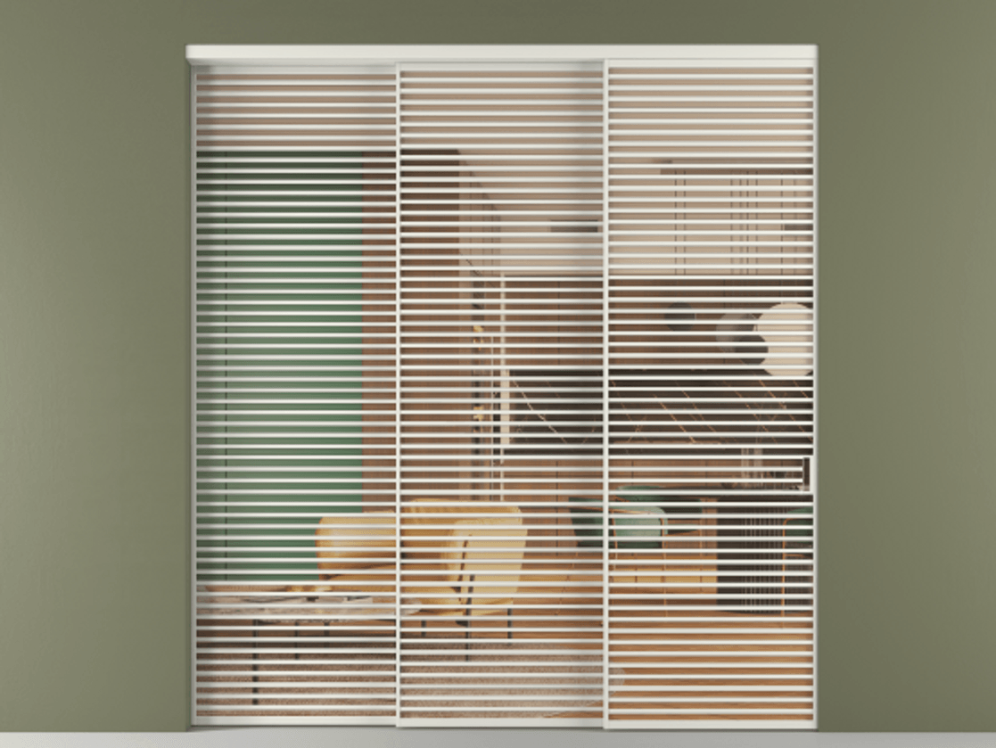 Перегородка Formato внутри проёма 3 створки с синхронным механизмом АЛПР 040.07 Алюминий серый Прозрачное оранжевое стекло, триплекс Цена 117687220 so'm  | Volhovec