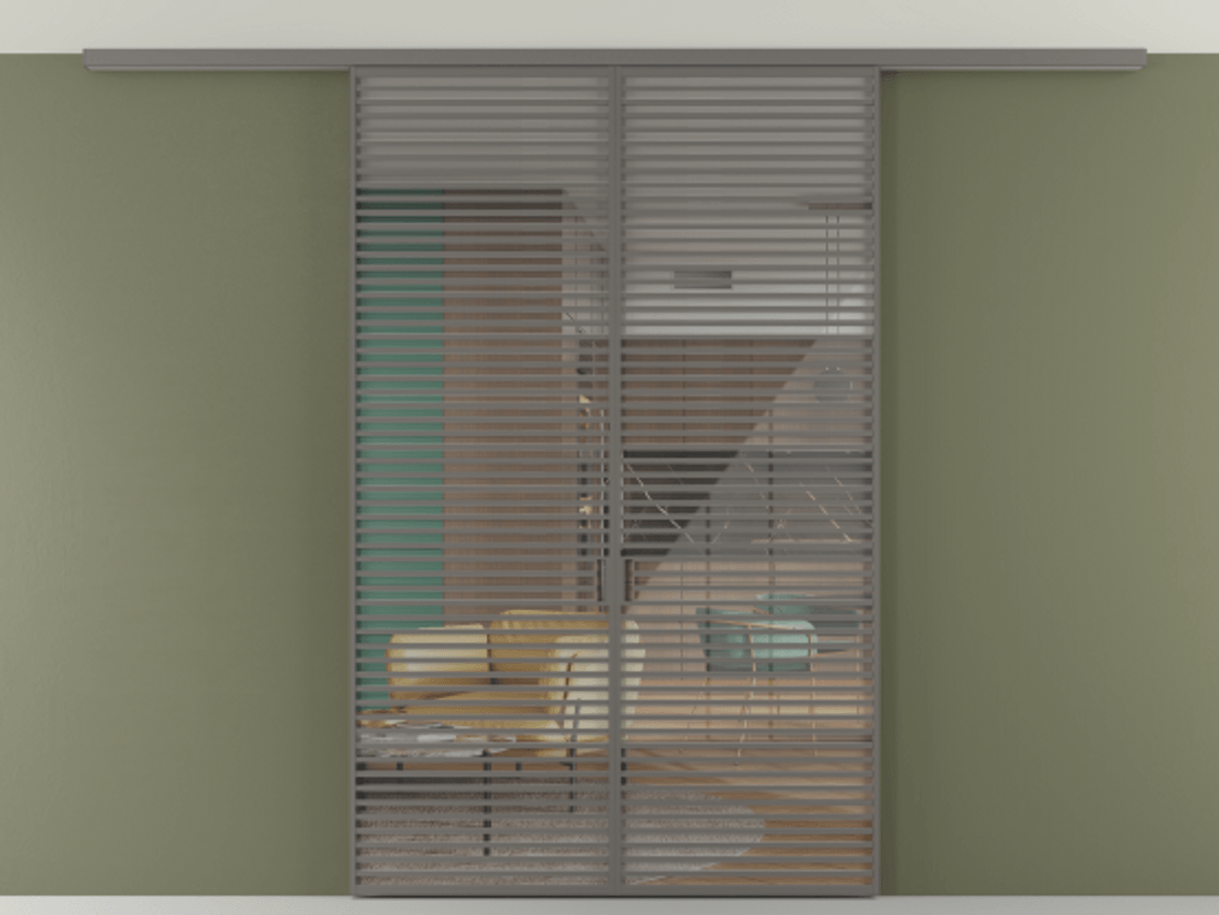 Перегородка Формато вдоль стены на потолок 2 створки АЛПР 040.07 Алюминий классический серый Рефлективное прозрачное стекло "Стопсол", калёное. Цена 77171670 so'm 1. Полотно 2 шт. (800/2100 мм)
2. Комплект установки раздвижной системы
3. Базовый комплект фурнитуры
4.Ручка Рондо. Фабрика дверей Волховец 8 (800) 551 43 19 Перегородка Формато вдоль стены на потолок 2 створки АЛПР 040.07 Алюминий классический серый Рефлективное прозрачное стекло "Стопсол", калёное Цена 77171670 so'm | Volhovec