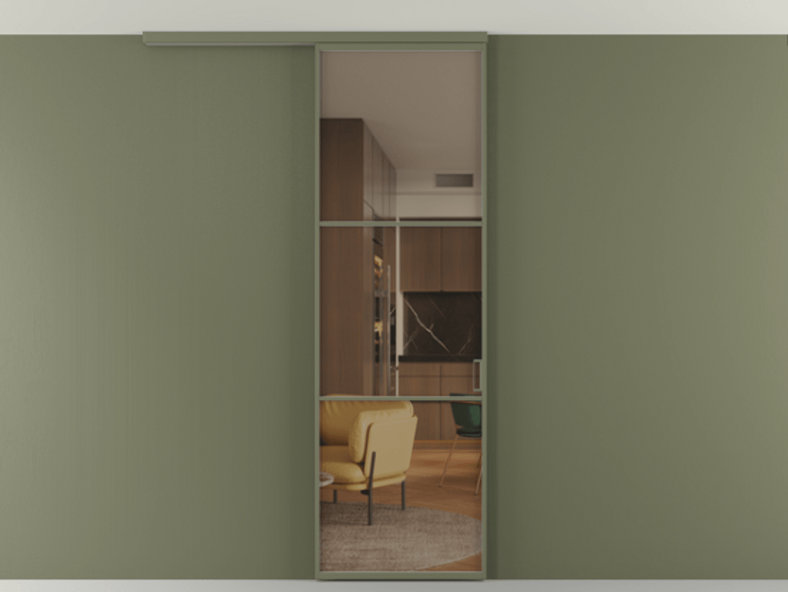 Перегородка Формато вдоль стены на потолок 1 створка АЛПР 040.03 Алюминий оливковый тёмный Прозрачное бронзовое стекло, триплекс. Цена 20500560 so'm 1. Полотно 2 шт. (800/2100 мм)
2. Комплект установки раздвижной системы
3. Базовый комплект фурнитуры
4.Ручка Рондо. Фабрика дверей Волховец 8 (800) 551 43 19 Перегородка Формато вдоль стены на потолок 1 створка АЛПР 040.03 Алюминий оливковый тёмный Прозрачное бронзовое стекло, триплекс Цена 20500560 so'm | Volhovec