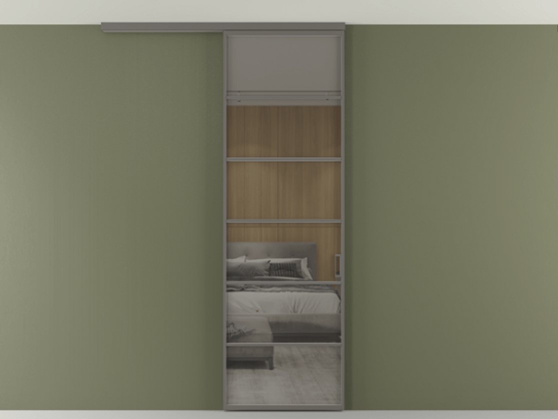 Перегородка Формато вдоль стены на потолок 1 створка АЛПР 040.04 Алюминий классический серый Рефлективное серое стекло "Стопсол", калёное. Цена 23193160 so'm 1. Полотно 2 шт. (800/2100 мм)
2. Комплект установки раздвижной системы
3. Базовый комплект фурнитуры
4.Ручка Рондо. Фабрика дверей Волховец 8 (800) 551 43 19 Перегородка Формато вдоль стены на потолок 1 створка АЛПР 040.04 Алюминий классический серый Рефлективное серое стекло "Стопсол", калёное Цена 23193160 so'm | Volhovec