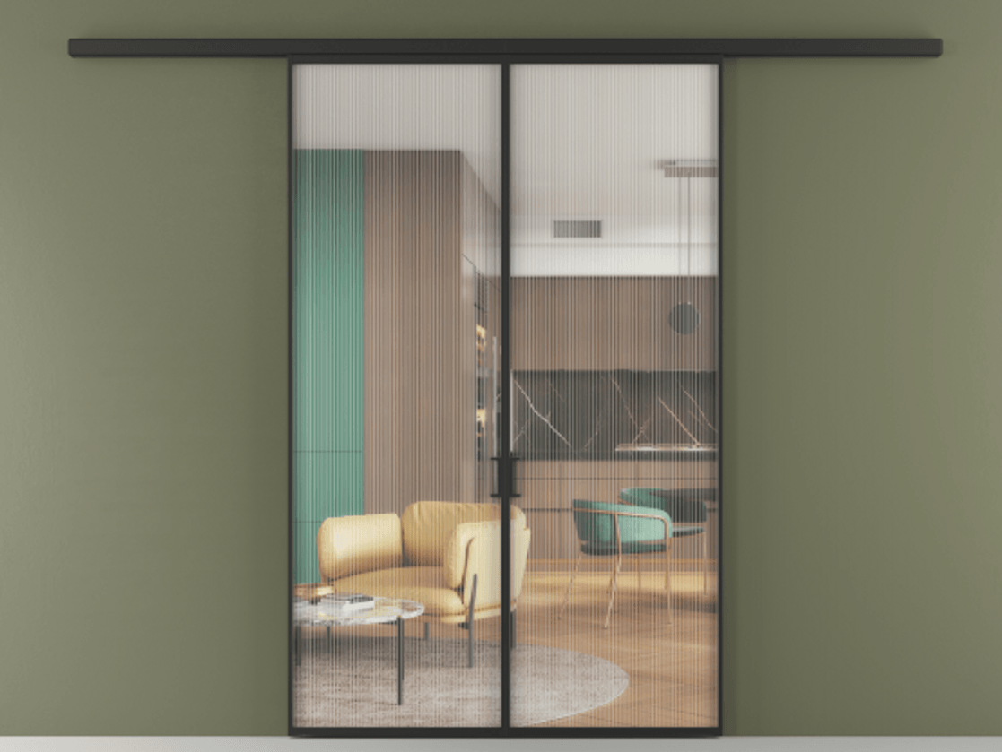 Перегородка Formato вдоль стены 2 створки АЛПР 040.01 Алюминий Черный Рифлёное стекло "Moru", триплекс. Скрытый короб ЧЕР Цена 40514740 so'm 1. Полотно 2 шт. (800/2100 мм)
2. Комплект установки раздвижной системы
3. Базовый комплект фурнитуры
4.Ручка RONDO
. Фабрика дверей Волховец 8 (800) 551 43 19 Перегородка Formato вдоль стены 2 створки АЛПР 040.01 Алюминий Черный Рифлёное стекло "Moru", триплекс Цена 40514740 so'm | Volhovec