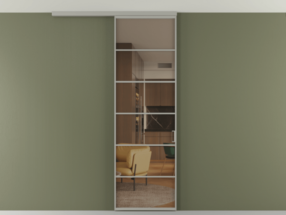 Перегородка Формато вдоль стены на потолок 1 створка АЛПР 040.04 Алюминий нейтральный серый Прозрачное бронзовое стекло, триплекс. Цена 21893960 so'm 1. Полотно 2 шт. (800/2100 мм)
2. Комплект установки раздвижной системы
3. Базовый комплект фурнитуры
4.Ручка Рондо. Фабрика дверей Волховец 8 (800) 551 43 19 Перегородка Формато вдоль стены на потолок 1 створка АЛПР 040.04 Алюминий нейтральный серый Прозрачное бронзовое стекло, триплекс Цена 21893960 so'm | Volhovec