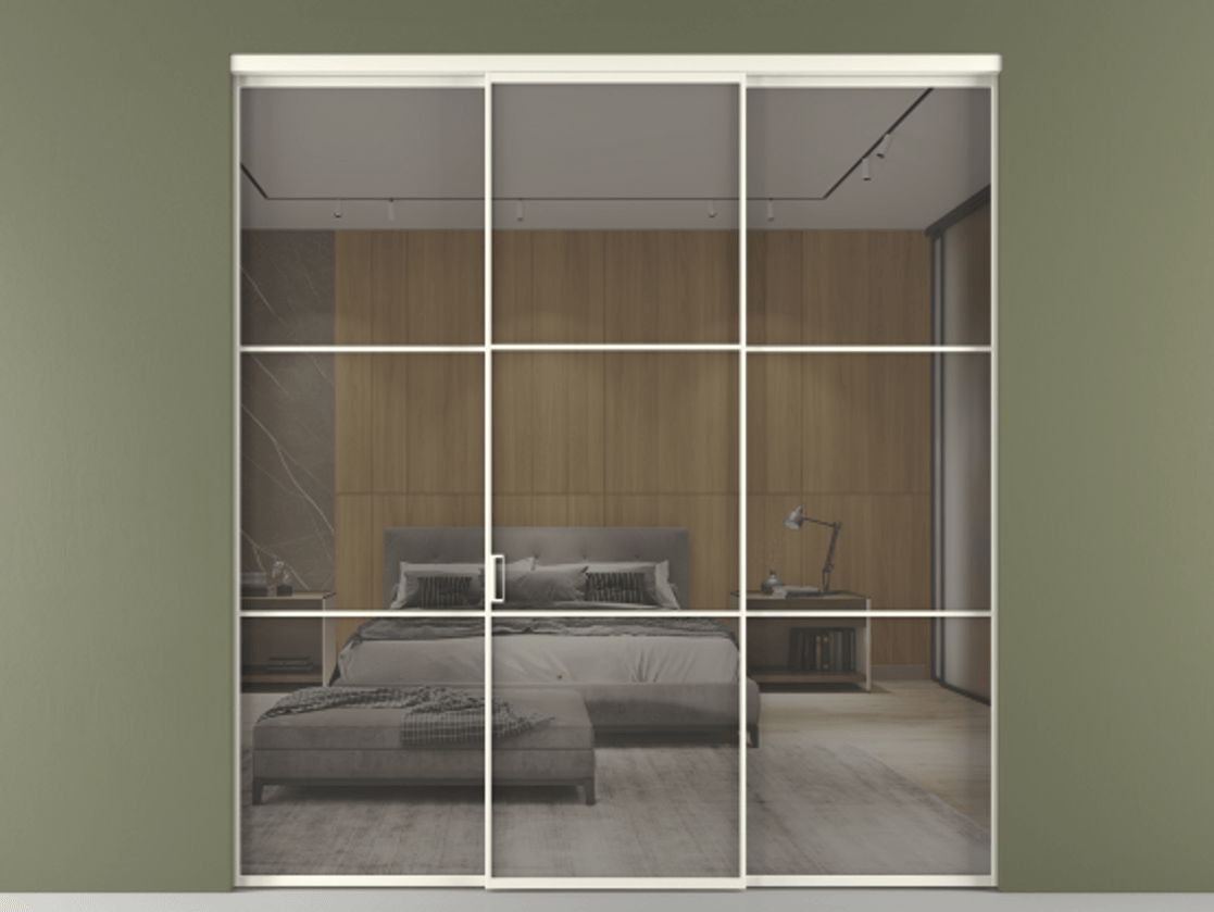 Перегородка Формато внутри проёма 3 створки АЛПР 040.03 Алюминий жемчужный Рефлективное серое стекло "Стопсол", калёное. Цена 64472800 so'm 1. Полотно 3 шт. (800/2100 мм)
2. Комплект установки раздвижной системы
3. Базовый комплект фурнитуры
4.Ручка Рондо. Фабрика дверей Волховец 8 (800) 551 43 19 Перегородка Формато внутри проёма 3 створки АЛПР 040.03 Алюминий жемчужный Рефлективное серое стекло "Стопсол", калёное Цена 64472800 so'm | Volhovec