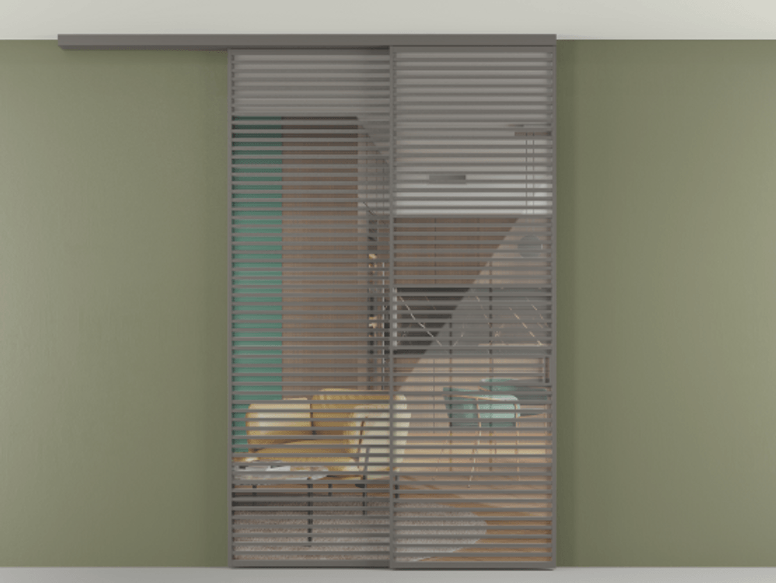 Перегородка Формато вдоль стены на потолок 2 створки с синхронным механизмом АЛПР 040.07 Алюминий классический серый Рефлективное прозрачное стекло "Стопсол", калёное. Цена 94040970 so'm 1. Полотно 2 шт. (800/2100 мм)
2. Комплект установки раздвижной системы
3. Базовый комплект фурнитуры
4.Ручка Рондо. Фабрика дверей Волховец 8 (800) 551 43 19 Перегородка Формато вдоль стены на потолок 2 створки с синхронным механизмом АЛПР 040.07 Алюминий классический серый Рефлективное прозрачное стекло "Стопсол", калёное Цена 94040970 so'm | Volhovec