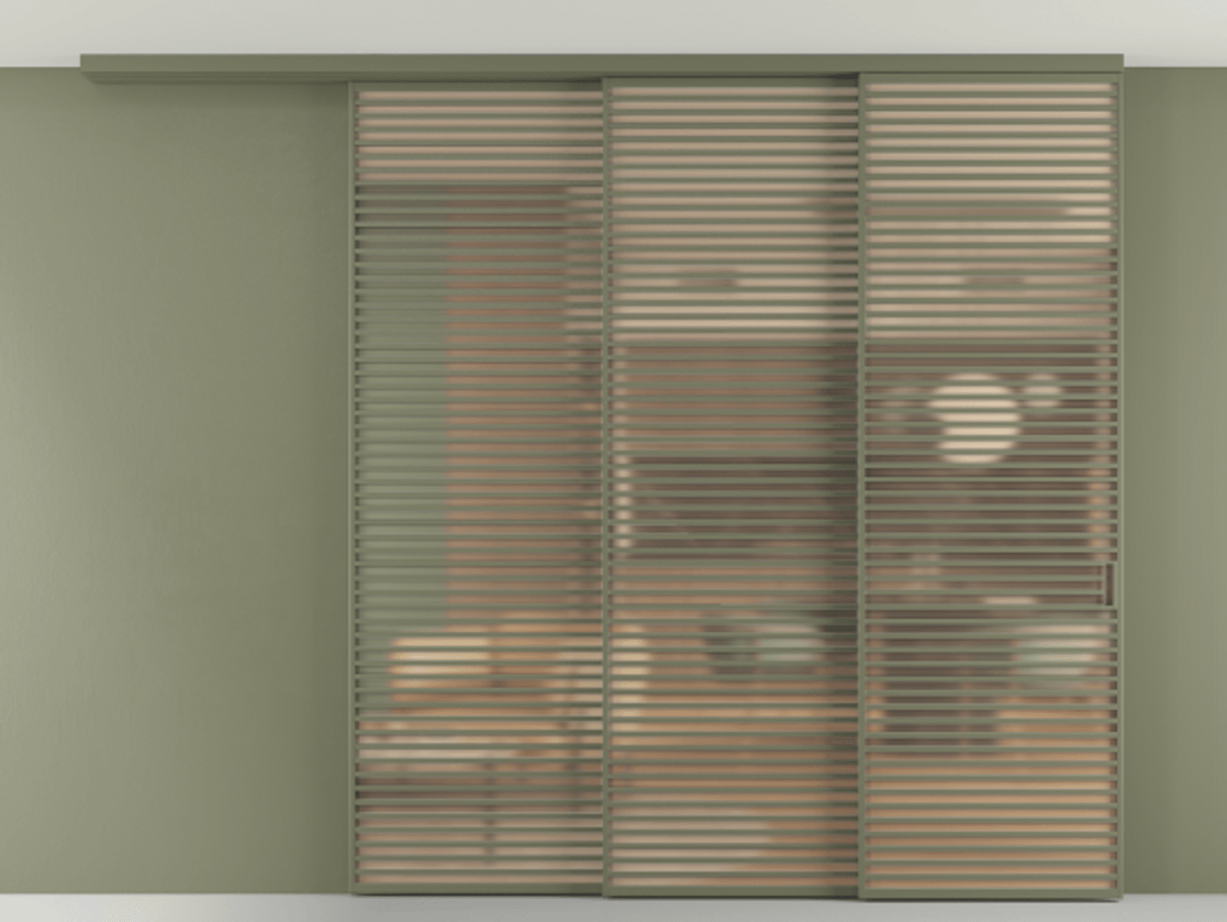 Перегородка Formato вдоль стены на потолок 3 створки с синхронным механизмом АЛПР 040.07 Алюминий оливковый тёмный Сатинированное оранжевое стекло, триплекс. Цена 127184140 so'm 1. Полотно 2 шт. (800/2100 мм)
2. Комплект установки раздвижной системы
3. Базовый комплект фурнитуры
4.Ручка RONDO
. Фабрика дверей Волховец 8 (800) 551 43 19 Перегородка Formato вдоль стены на потолок 3 створки с синхронным механизмом АЛПР 040.07 Алюминий оливковый тёмный Сатинированное оранжевое стекло, триплекс Цена 127184140 so'm | Volhovec