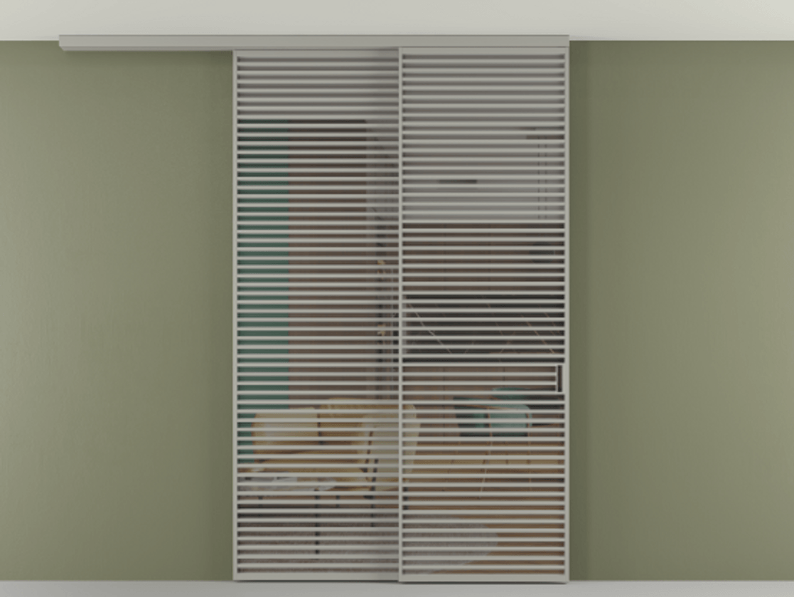 Перегородка Формато вдоль стены на потолок 2 створки с синхронным механизмом АЛПР 040.07 Алюминий нейтральный серый Прозрачное серое стекло, триплекс. Цена 91442570 so'm 1. Полотно 2 шт. (800/2100 мм)
2. Комплект установки раздвижной системы
3. Базовый комплект фурнитуры
4.Ручка Рондо. Фабрика дверей Волховец 8 (800) 551 43 19 Перегородка Формато вдоль стены на потолок 2 створки с синхронным механизмом АЛПР 040.07 Алюминий нейтральный серый Прозрачное серое стекло, триплекс Цена 91442570 so'm | Volhovec