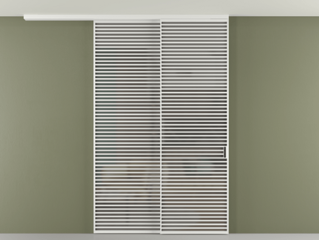 Перегородка Формато вдоль стены на потолок 2 створки с синхронным механизмом АЛПР 040.07 Алюминий белоснежный Сатинированное серое стекло, триплекс. Цена 91442570 so'm 1. Полотно 2 шт. (800/2100 мм)
2. Комплект установки раздвижной системы
3. Базовый комплект фурнитуры
4.Ручка Рондо. Фабрика дверей Волховец 8 (800) 551 43 19 Перегородка Формато вдоль стены на потолок 2 створки с синхронным механизмом АЛПР 040.07 Алюминий белоснежный Сатинированное серое стекло, триплекс Цена 91442570 so'm | Volhovec