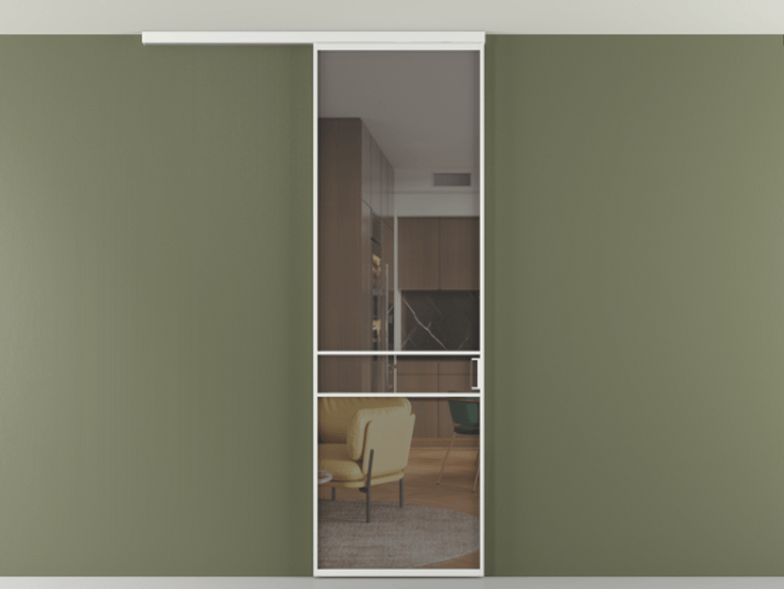 Перегородка Формато вдоль стены на потолок 1 створка АЛПР 040.02 Алюминий белоснежный Прозрачное серое стекло, триплекс. Цена 111090 ₽ 1. Полотно 2 шт. (800/2100 мм)
2. Комплект установки раздвижной системы
3. Базовый комплект фурнитуры
4.Ручка Рондо. Фабрика дверей Волховец 8 (800) 551 43 19 Перегородка Формато вдоль стены на потолок 1 створка АЛПР 040.02 Алюминий белоснежный Прозрачное серое стекло, триплекс Цена 111090 ₽ | Volhovec