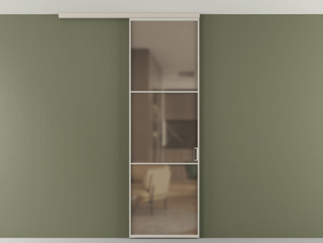 Перегородка Формато вдоль стены на потолок 1 створка АЛПР 040.03 Алюминий светло-бежевый Сатинированное бронзовое стекло, триплекс. Цена 20500560 so'm 1. Полотно 2 шт. (800/2100 мм)
2. Комплект установки раздвижной системы
3. Базовый комплект фурнитуры
4.Ручка Рондо. Фабрика дверей Волховец 8 (800) 551 43 19 Перегородка Формато вдоль стены на потолок 1 створка АЛПР 040.03 Алюминий светло-бежевый Сатинированное бронзовое стекло, триплекс Цена 20500560 so'm | Volhovec