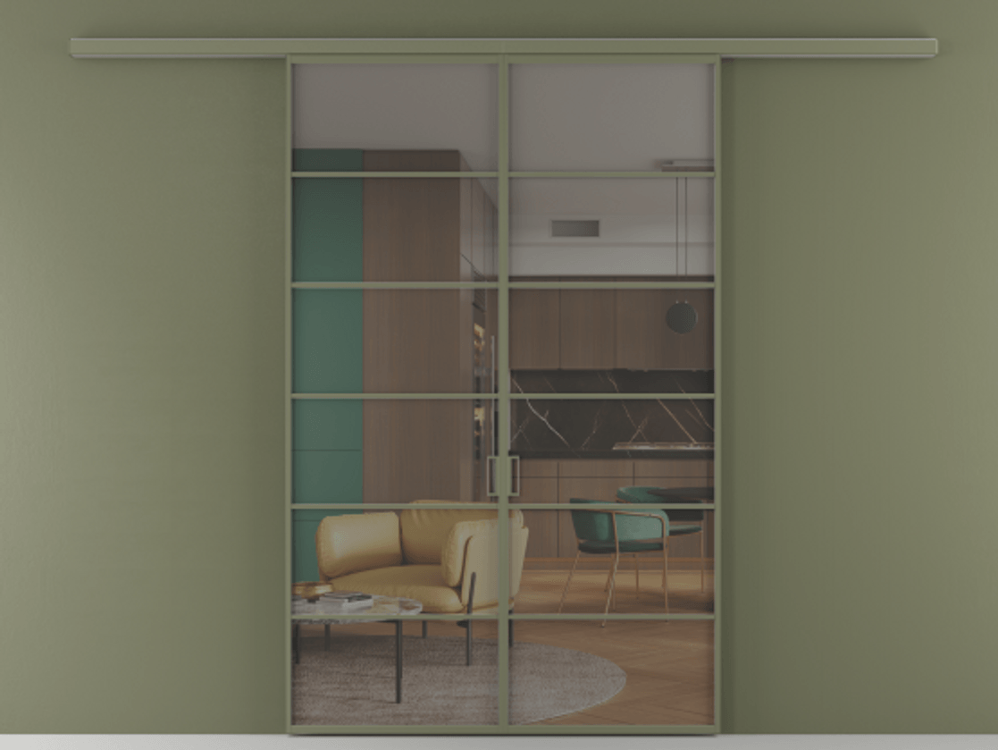 Перегородка Формато вдоль стены 2 створки АЛПР 040.04 Алюминий оливковый тёмный Прозрачное серое стекло, триплекс. Цена 42051450 so'm 1. Полотно 2 шт. (800/2100 мм)
2. Комплект установки раздвижной системы
3. Базовый комплект фурнитуры
4.Ручка Рондо. Фабрика дверей Волховец 8 (800) 551 43 19 Перегородка Формато вдоль стены 2 створки АЛПР 040.04 Алюминий оливковый тёмный Прозрачное серое стекло, триплекс Цена 42051450 so'm | Volhovec