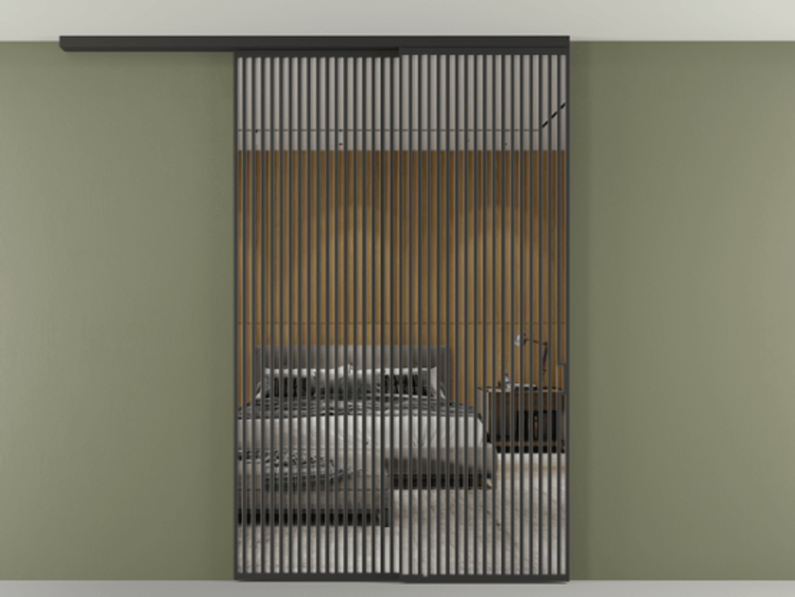 Перегородка Formato вдоль стены на потолок телескопик синхро 2 #VENDORCODE# #FURNISH# #GLASS# Цена #PRICE# #CURRENCY# | Volhovec