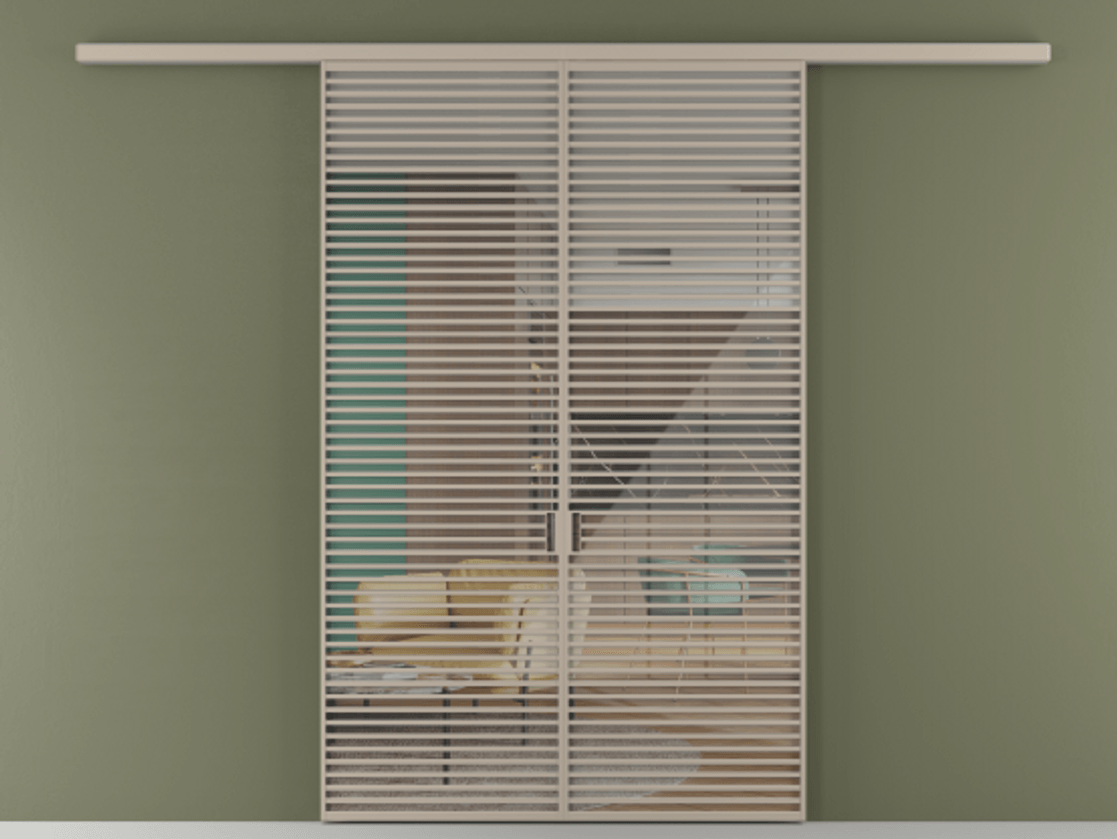 Перегородка Formato вдоль стены 2 створки АЛПР 040.07 Алюминий бисквитный Рефлективное прозрачное стекло "Stopsol", калёное. Цена 90335000 so'm 1. Полотно 2 шт. (800/2100 мм)
2. Комплект установки раздвижной системы
3. Базовый комплект фурнитуры
4.Ручка RONDO
. Фабрика дверей Волховец 8 (800) 551 43 19 Перегородка Formato вдоль стены 2 створки АЛПР 040.07 Алюминий бисквитный Рефлективное прозрачное стекло "Stopsol", калёное Цена 90335000 so'm | Volhovec