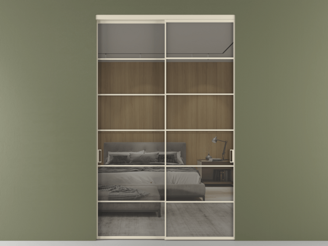 Перегородка Formato внутри проёма 2 створки АЛПР 040.04 Алюминий бежево-серый Рефлективное серое стекло "Stopsol", калёное. Цена 100261700 so'm 1. Полотно 2 шт. (800/2100 мм)
2. Комплект установки раздвижной системы
3. Базовый комплект фурнитуры
4.Ручка RONDO. Фабрика дверей Волховец 8 (800) 551 43 19 Перегородка Formato внутри проёма 2 створки АЛПР 040.04 Алюминий бежево-серый Рефлективное серое стекло "Stopsol", калёное Цена 100261700 so'm | Volhovec