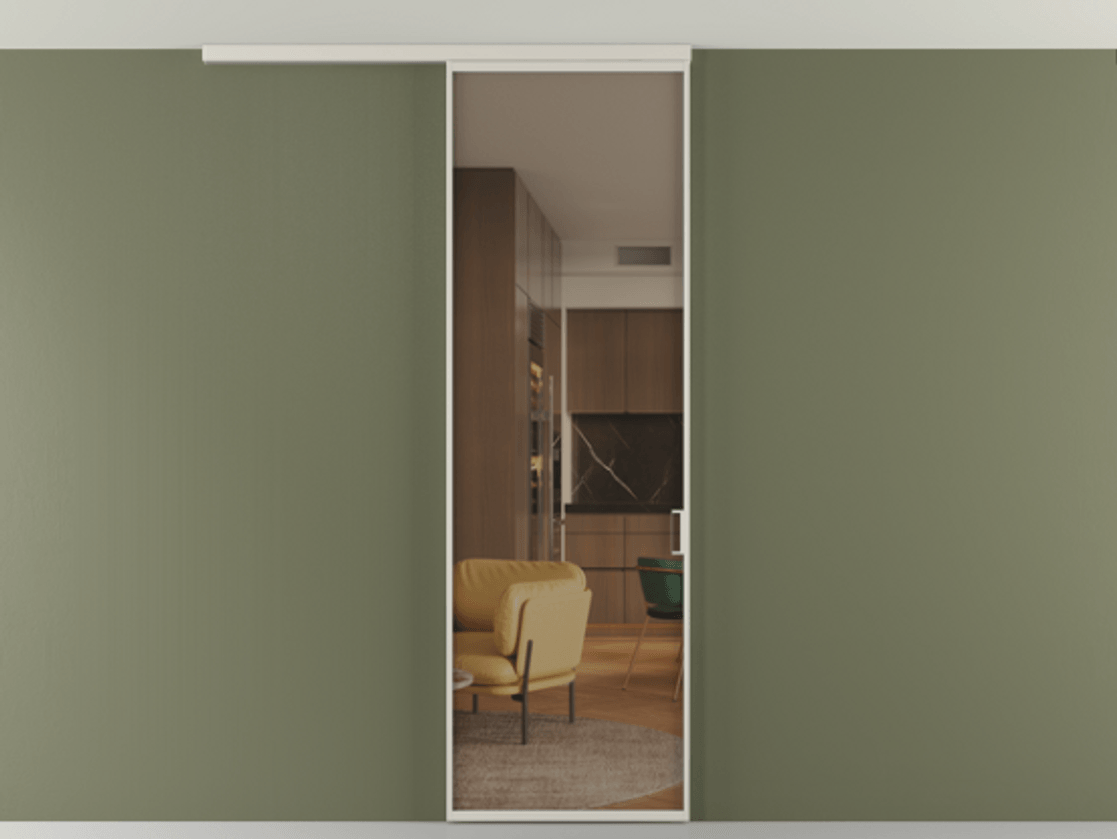 Перегородка Формато вдоль стены на потолок 1 створка АЛПР 040.01 Алюминий облачно-серый Прозрачное бронзовое стекло, триплекс. Цена 18757810 so'm 1. Полотно 2 шт. (800/2100 мм)
2. Комплект установки раздвижной системы
3. Базовый комплект фурнитуры
4.Ручка Рондо. Фабрика дверей Волховец 8 (800) 551 43 19 Перегородка Формато вдоль стены на потолок 1 створка АЛПР 040.01 Алюминий облачно-серый Прозрачное бронзовое стекло, триплекс Цена 18757810 so'm | Volhovec