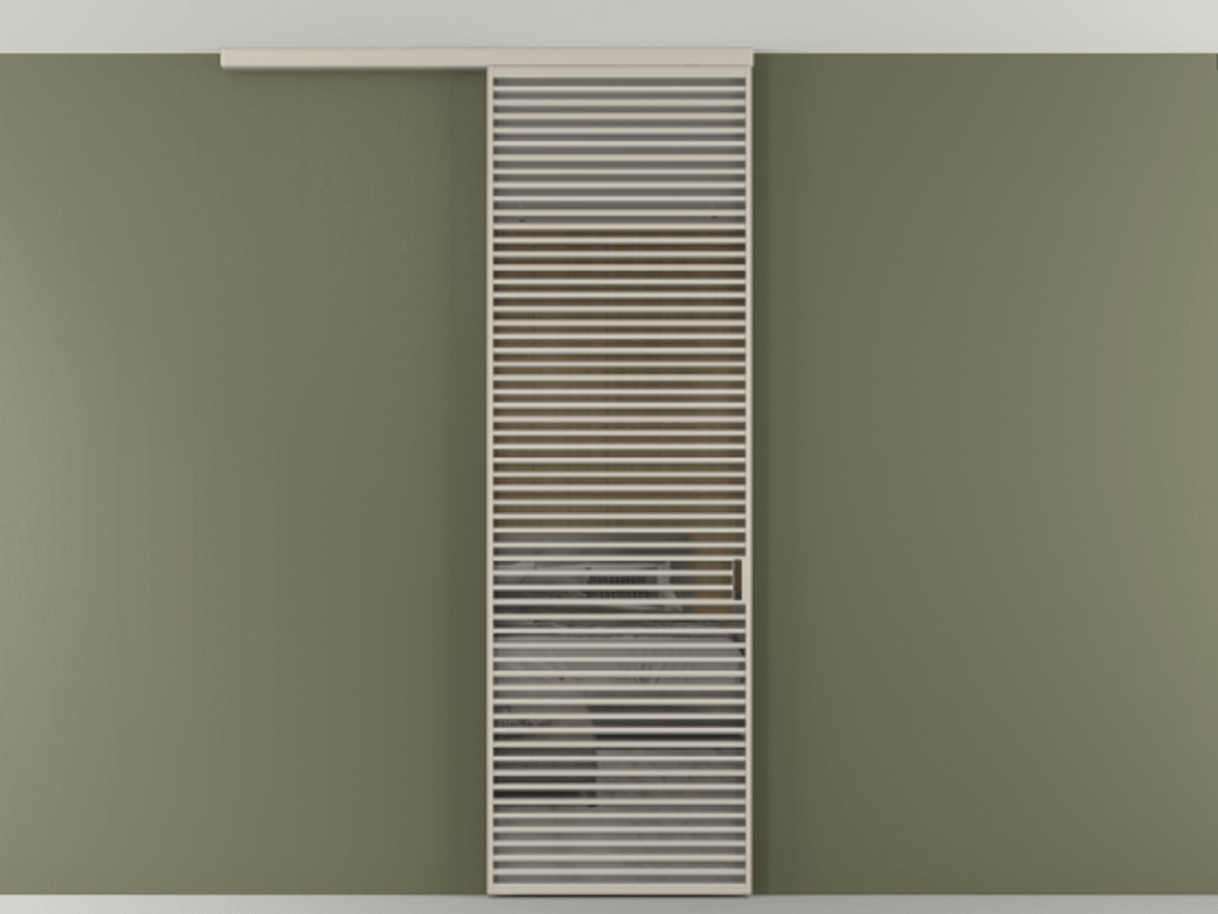 Перегородка Формато вдоль стены на потолок 1 створка АЛПР 040.07 Алюминий светло-бежевый Рефлективное серое стекло "Стопсол", калёное. Цена 39306480 so'm 1. Полотно 2 шт. (800/2100 мм)
2. Комплект установки раздвижной системы
3. Базовый комплект фурнитуры
4.Ручка Рондо. Фабрика дверей Волховец 8 (800) 551 43 19 Перегородка Формато вдоль стены на потолок 1 створка АЛПР 040.07 Алюминий светло-бежевый Рефлективное серое стекло "Стопсол", калёное Цена 39306480 so'm | Volhovec