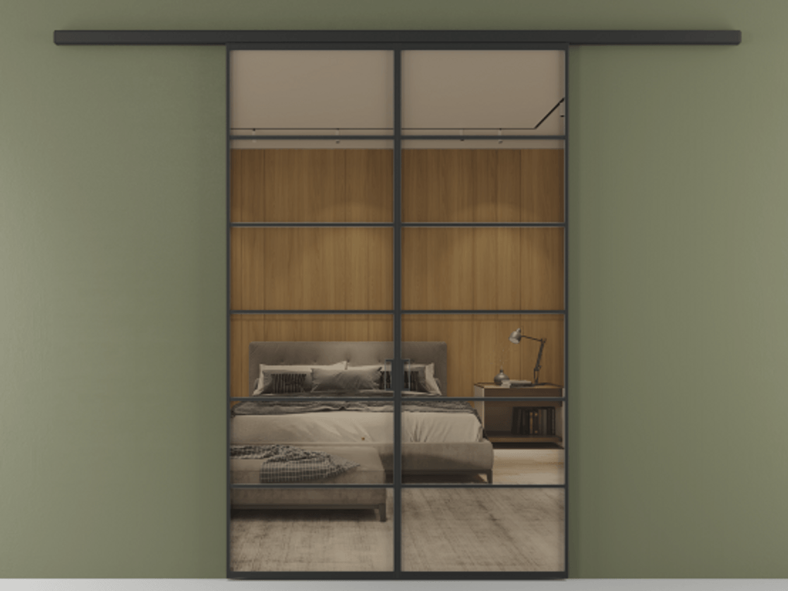 Перегородка Formato вдоль стены двустворчатая #VENDORCODE# #FURNISH# #GLASS# Цена #PRICE# #CURRENCY# | Volhovec
