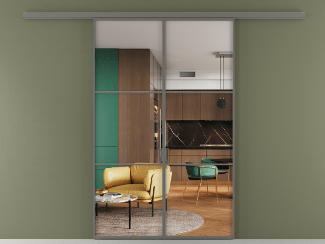 Перегородка Formato вдоль стены 2 створки АЛПР 040.03 Алюминий классический серый Прозрачное стекло "Crystal Vision", калёное. Цена 50547000 so'm 1. Полотно 2 шт. (800/2100 мм)
2. Комплект установки раздвижной системы
3. Базовый комплект фурнитуры
4.Ручка RONDO
. Фабрика дверей Волховец 8 (800) 551 43 19 Перегородка Formato вдоль стены 2 створки АЛПР 040.03 Алюминий классический серый Прозрачное стекло "Crystal Vision", калёное Цена 50547000 so'm | Volhovec