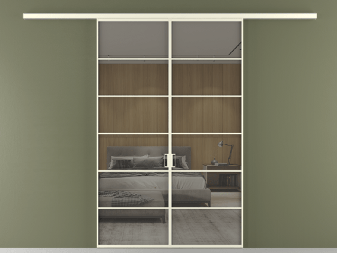 Перегородка Formato вдоль стены 2 створки АЛПР 040.04 Алюминий молочно-белый Рефлективное серое стекло "Stopsol", калёное. Цена 53713800 so'm 1. Полотно 2 шт. (800/2100 мм)
2. Комплект установки раздвижной системы
3. Базовый комплект фурнитуры
4.Ручка RONDO
. Фабрика дверей Волховец 8 (800) 551 43 19 Перегородка Formato вдоль стены 2 створки АЛПР 040.04 Алюминий молочно-белый Рефлективное серое стекло "Stopsol", калёное Цена 53713800 so'm | Volhovec