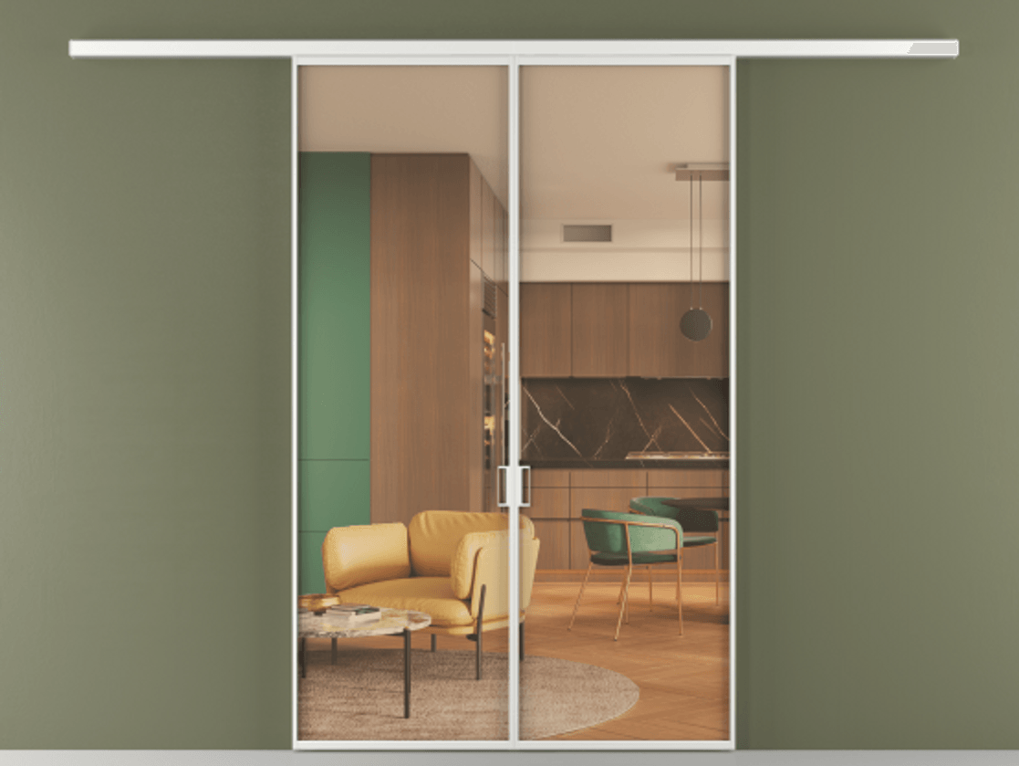 Перегородка Formato вдоль стены 2 створки АЛПР 040.01 Алюминий белоснежный Прозрачное оранжевое стекло, триплекс. Цена 45106600 so'm 1. Полотно 2 шт. (800/2100 мм)
2. Комплект установки раздвижной системы
3. Базовый комплект фурнитуры
4.Ручка RONDO
. Фабрика дверей Волховец 8 (800) 551 43 19 Перегородка Formato вдоль стены 2 створки АЛПР 040.01 Алюминий белоснежный Прозрачное оранжевое стекло, триплекс Цена 45106600 so'm | Volhovec