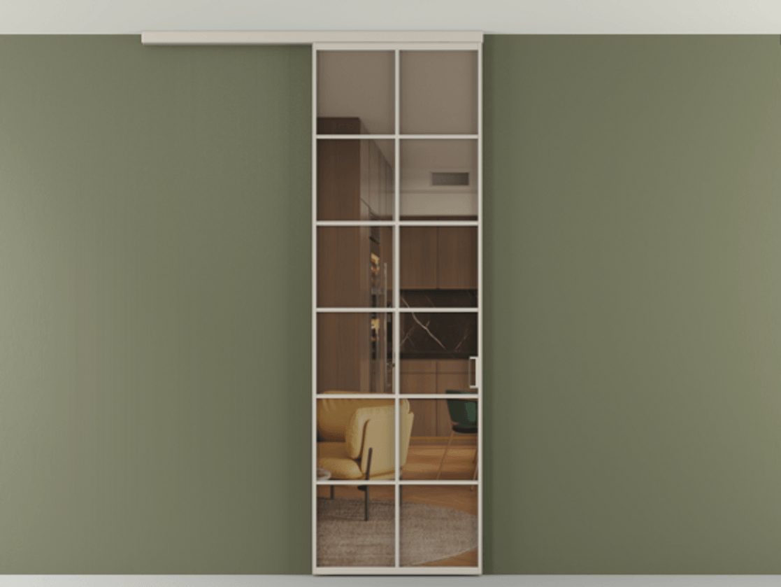 Перегородка Формато вдоль стены на потолок 1 створка АЛПР 040.05 Алюминий светло-бежевый Прозрачное бронзовое стекло, триплекс. Цена 21893960 so'm 1. Полотно 2 шт. (800/2100 мм)
2. Комплект установки раздвижной системы
3. Базовый комплект фурнитуры
4.Ручка Рондо. Фабрика дверей Волховец 8 (800) 551 43 19 Перегородка Формато вдоль стены на потолок 1 створка АЛПР 040.05 Алюминий светло-бежевый Прозрачное бронзовое стекло, триплекс Цена 21893960 so'm | Volhovec