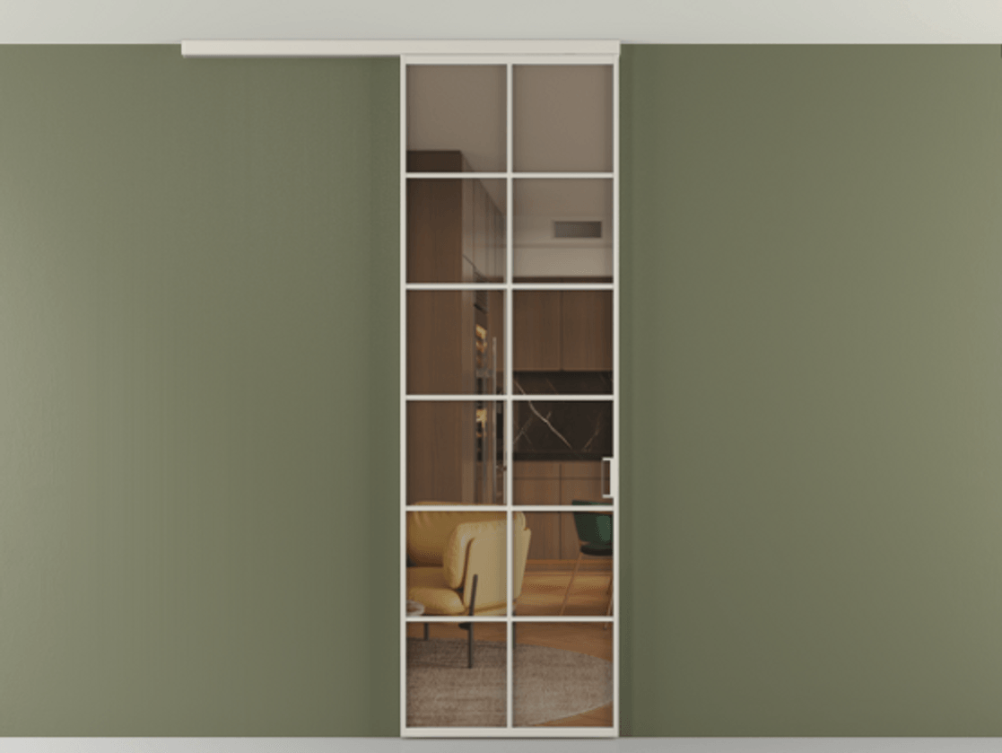 Перегородка Формато вдоль стены на потолок 1 створка АЛПР 040.05 Алюминий облачно-серый Прозрачное бронзовое стекло, триплекс. Цена 21893960 so'm 1. Полотно 2 шт. (800/2100 мм)
2. Комплект установки раздвижной системы
3. Базовый комплект фурнитуры
4.Ручка Рондо. Фабрика дверей Волховец 8 (800) 551 43 19 Перегородка Формато вдоль стены на потолок 1 створка АЛПР 040.05 Алюминий облачно-серый Прозрачное бронзовое стекло, триплекс Цена 21893960 so'm | Volhovec