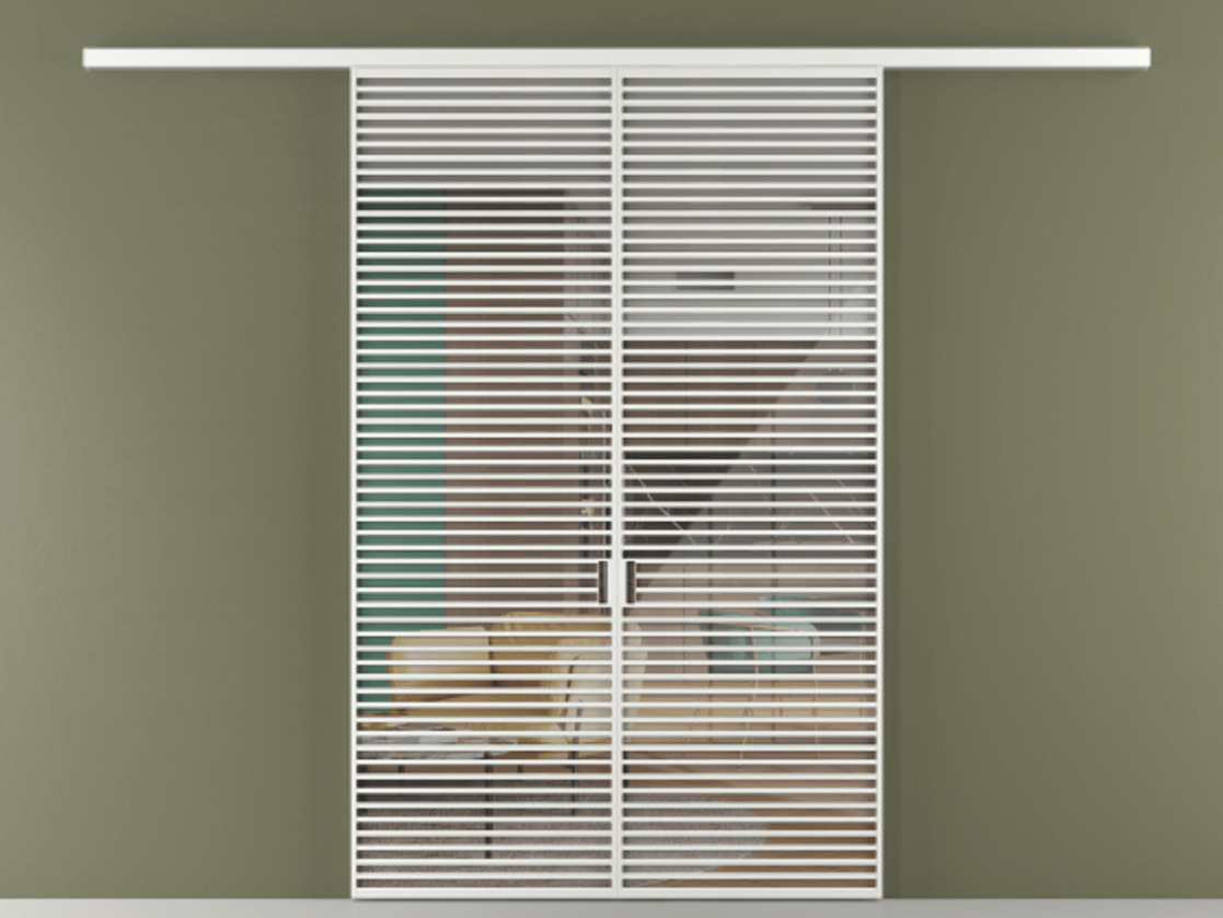 Перегородка Formato вдоль стены 2 створки АЛПР 040.07 Алюминий белоснежный Рефлективное прозрачное стекло "Stopsol", калёное. Цена 90335000 so'm 1. Полотно 2 шт. (800/2100 мм)
2. Комплект установки раздвижной системы
3. Базовый комплект фурнитуры
4.Ручка RONDO
. Фабрика дверей Волховец 8 (800) 551 43 19 Перегородка Formato вдоль стены 2 створки АЛПР 040.07 Алюминий белоснежный Рефлективное прозрачное стекло "Stopsol", калёное Цена 90335000 so'm | Volhovec