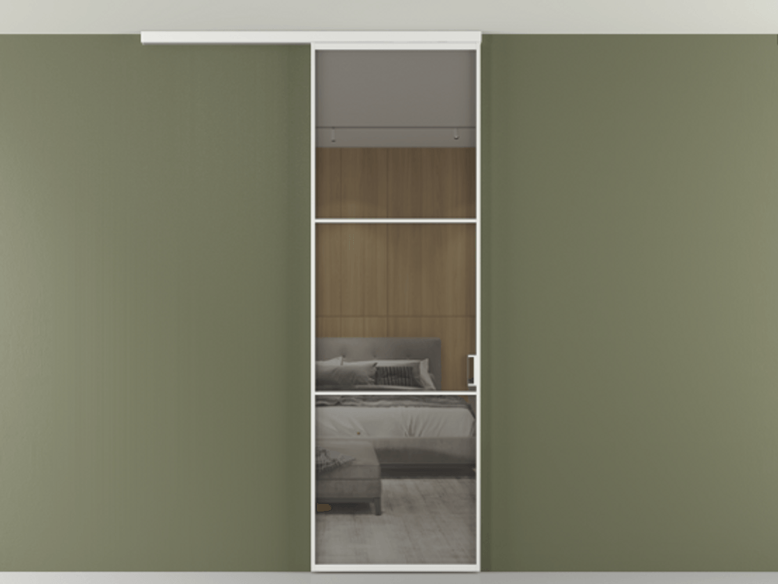 Перегородка Формато вдоль стены на потолок 1 створка АЛПР 040.03 Алюминий белоснежный Рефлективное серое стекло "Стопсол", калёное. Цена 107388 ₽ 1. Полотно 2 шт. (800/2100 мм)
2. Комплект установки раздвижной системы
3. Базовый комплект фурнитуры
4.Ручка Рондо. Фабрика дверей Волховец 8 (800) 551 43 19 Перегородка Формато вдоль стены на потолок 1 створка АЛПР 040.03 Алюминий белоснежный Рефлективное серое стекло "Стопсол", калёное Цена 107388 ₽ | Volhovec