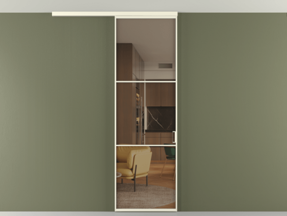 Перегородка Формато вдоль стены на потолок 1 створка АЛПР 040.03 Алюминий молочно-белый Прозрачное бронзовое стекло, триплекс. Цена 20500560 so'm 1. Полотно 2 шт. (800/2100 мм)
2. Комплект установки раздвижной системы
3. Базовый комплект фурнитуры
4.Ручка Рондо. Фабрика дверей Волховец 8 (800) 551 43 19 Перегородка Формато вдоль стены на потолок 1 створка АЛПР 040.03 Алюминий молочно-белый Прозрачное бронзовое стекло, триплекс Цена 20500560 so'm | Volhovec