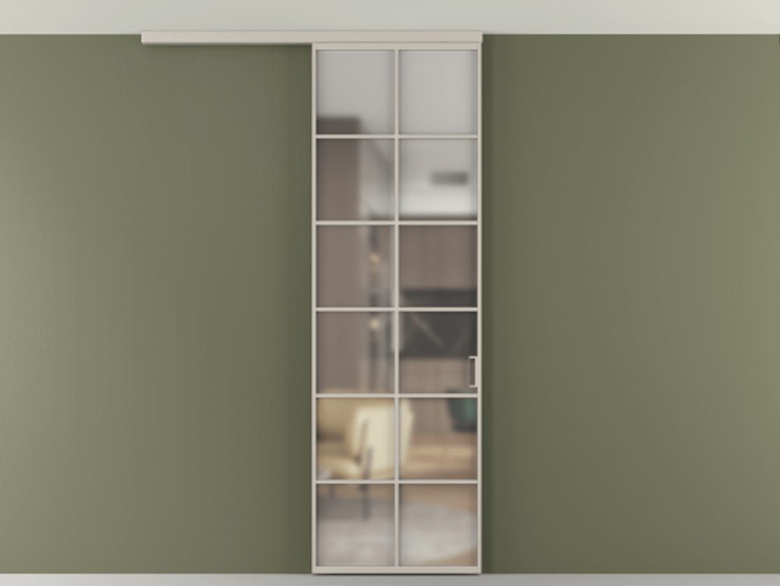 Перегородка Формато вдоль стены на потолок 1 створка АЛПР 040.05 Алюминий светло-бежевый Сатинированное стекло "Мателюкс Кристал Вижн", калёное, матовое, каленое 6 мм. Цена 23193160 so'm 1. Полотно 2 шт. (800/2100 мм)
2. Комплект установки раздвижной системы
3. Базовый комплект фурнитуры
4.Ручка Рондо. Фабрика дверей Волховец 8 (800) 551 43 19 Перегородка Формато вдоль стены на потолок 1 створка АЛПР 040.05 Алюминий светло-бежевый Сатинированное стекло "Мателюкс Кристал Вижн", калёное, матовое, каленое 6 мм Цена 23193160 so'm | Volhovec