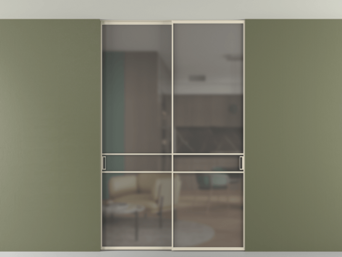 Перегородка Формато внутри проёма скрытое крепление в потолок 2 створки АЛПР 040.02 Алюминий бежево-серый Сатинированное серое стекло, триплекс. Цена 50387650 so'm 1. Полотно 2 шт. (800/2100 мм)
2. Комплект установки раздвижной системы
3. Базовый комплект фурнитуры
4. Ручка Рондо. Фабрика дверей Волховец 8 (800) 551 43 19 Перегородка Формато внутри проёма скрытое крепление в потолок 2 створки АЛПР 040.02 Алюминий бежево-серый Сатинированное серое стекло, триплекс Цена 50387650 so'm | Volhovec