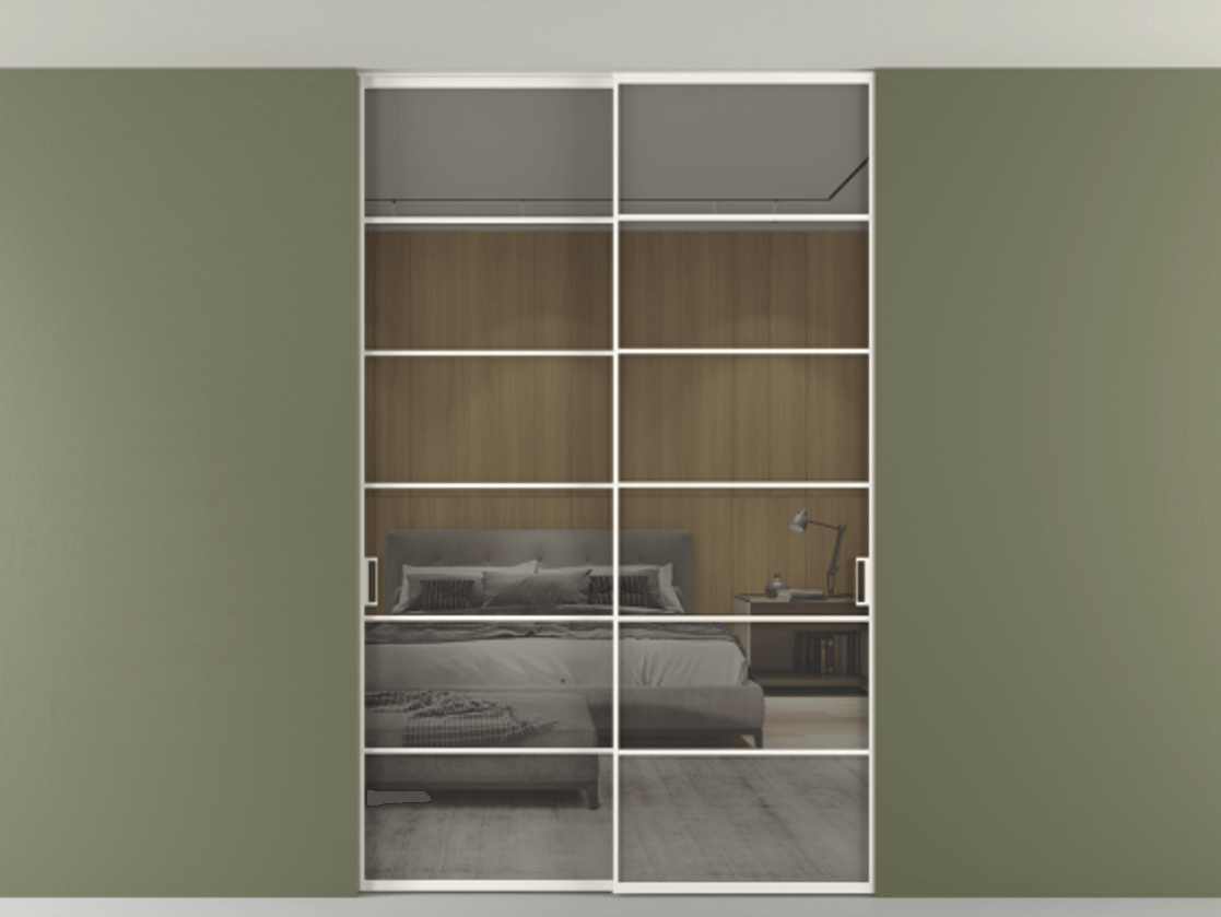 Перегородка Formato внутри проёма скрытое крепление в потолок 2 створки АЛПР 040.04 Алюминий пудровый белый Рефлективное серое стекло "Stopsol", калёное. Цена 65504040 so'm 1. Полотно 2 шт. (800/2100 мм)
2. Комплект установки раздвижной системы
3. Базовый комплект фурнитуры
4. Ручка RONDO. Фабрика дверей Волховец 8 (800) 551 43 19 Перегородка Formato внутри проёма скрытое крепление в потолок 2 створки АЛПР 040.04 Алюминий пудровый белый Рефлективное серое стекло "Stopsol", калёное Цена 65504040 so'm | Volhovec