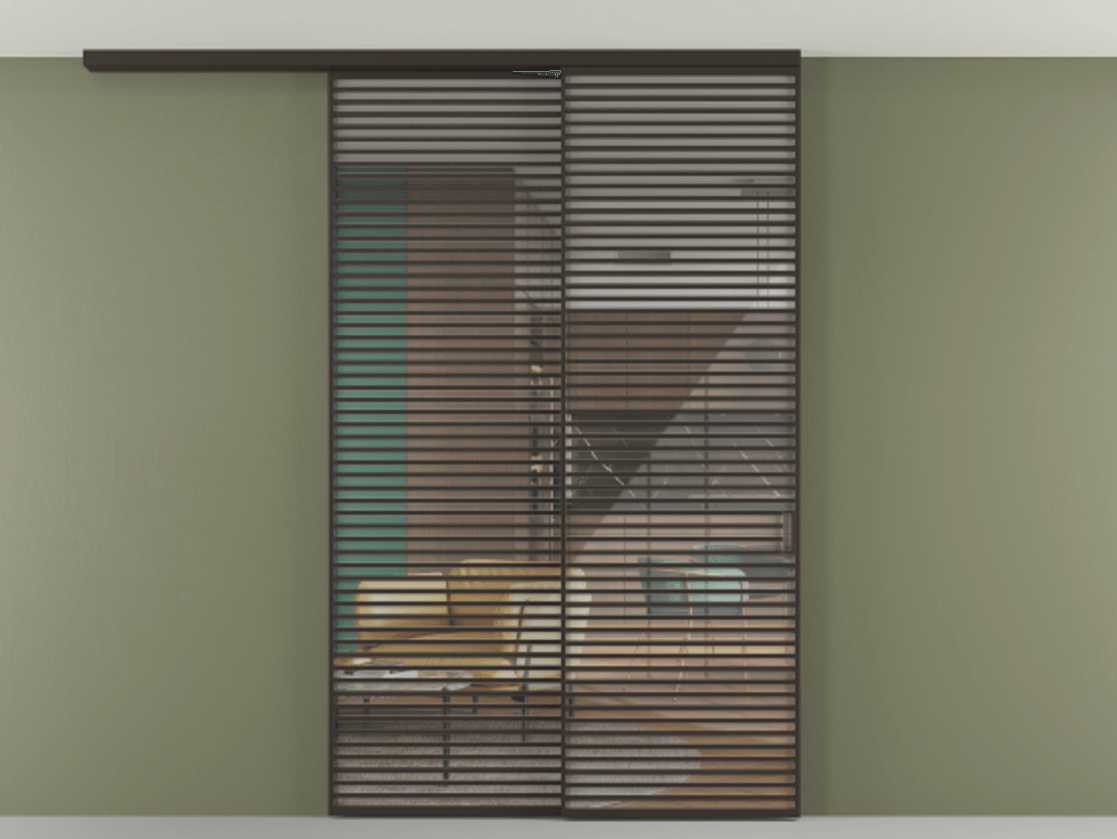 Перегородка Формато вдоль стены на потолок 2 створки с синхронным механизмом АЛПР 040.07 Алюминий антрацит Рефлективное прозрачное стекло "Стопсол", калёное. Цена 94040970 so'm 1. Полотно 2 шт. (800/2100 мм)
2. Комплект установки раздвижной системы
3. Базовый комплект фурнитуры
4.Ручка Рондо. Фабрика дверей Волховец 8 (800) 551 43 19 Перегородка Формато вдоль стены на потолок 2 створки с синхронным механизмом АЛПР 040.07 Алюминий антрацит Рефлективное прозрачное стекло "Стопсол", калёное Цена 94040970 so'm | Volhovec