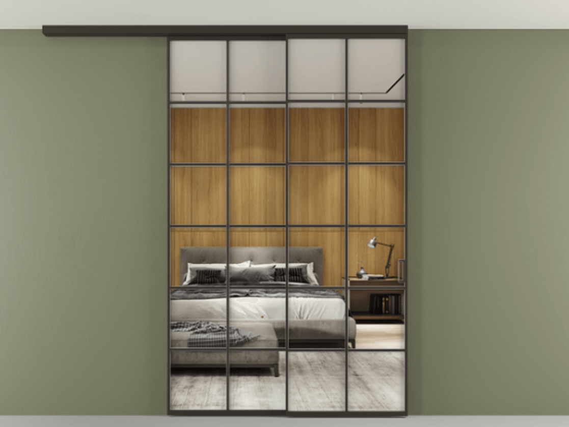 Перегородка Формато вдоль стены на потолок 2 створки с синхронным механизмом АЛПР 040.05 Алюминий антрацит Двустороннее зеркало, триплекс , триплекс 6 мм. Цена 59215910 so'm 1. Полотно 2 шт. (800/2100 мм)
2. Комплект установки раздвижной системы
3. Базовый комплект фурнитуры
4.Ручка Рондо. Фабрика дверей Волховец 8 (800) 551 43 19 Перегородка Формато вдоль стены на потолок 2 створки с синхронным механизмом АЛПР 040.05 Алюминий антрацит Двустороннее зеркало, триплекс , триплекс 6 мм Цена 59215910 so'm | Volhovec