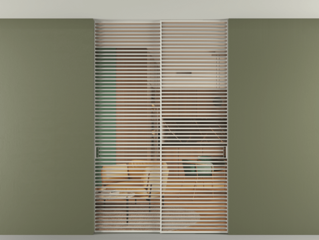 Перегородка Formato внутри проёма скрытое крепление в потолок 2 створки АЛПР 040.07 Алюминий Белый Прозрачное оранжевое стекло, триплекс. Скрытый короб БЕЛ Цена 396220 ₽ 1. Полотно 2 шт. (800/2100 мм)
2. Комплект установки раздвижной системы
3. Базовый комплект фурнитуры
4. Ручка RONDO. Фабрика дверей Волховец 8 (800) 551 43 19 Перегородка Formato внутри проёма скрытое крепление в потолок 2 створки АЛПР 040.07 Алюминий Белый Прозрачное оранжевое стекло, триплекс Цена 396220 ₽ | Volhovec