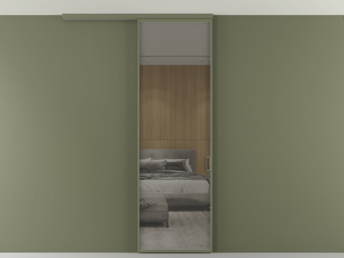 Перегородка Формато вдоль стены на потолок 1 створка АЛПР 040.01 Алюминий оливковый тёмный Рефлективное серое стекло "Стопсол", калёное. Цена 24272710 so'm 1. Полотно 2 шт. (800/2100 мм)
2. Комплект установки раздвижной системы
3. Базовый комплект фурнитуры
4.Ручка Рондо. Фабрика дверей Волховец 8 (800) 551 43 19 Перегородка Формато вдоль стены на потолок 1 створка АЛПР 040.01 Алюминий оливковый тёмный Рефлективное серое стекло "Стопсол", калёное Цена 24272710 so'm | Volhovec