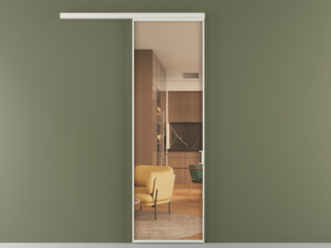 Перегородка Формато вдоль стены 1 створка АЛПР 040.01 Алюминий Белый Прозрачное оранжевое стекло, триплекс. Скрытый короб БЕЛ Цена 19841220 so'm 1. Полотно (800/2100 мм)
2. Комплект установки раздвижной системы
3. Базовый комплект фурнитуры
4.Ручка Рондо. Фабрика дверей Волховец 8 (800) 551 43 19 Перегородка Формато вдоль стены 1 створка АЛПР 040.01 Алюминий Белый Прозрачное оранжевое стекло, триплекс Цена 19841220 so'm | Volhovec