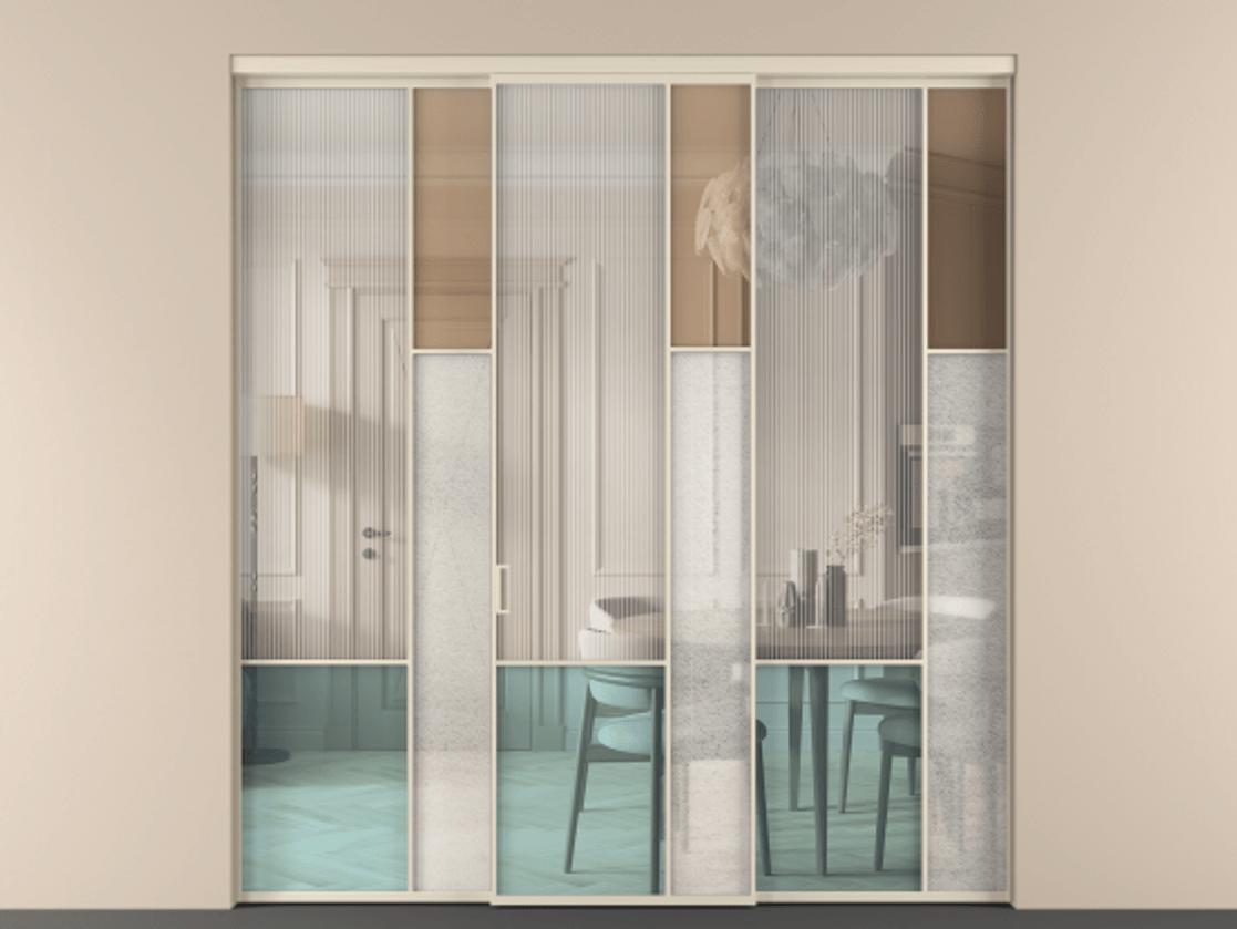 Перегородка Mosaic внутри проёма 3 створки АЛПР 041.12 Алюминий бежево-серый Комбинация стекол Группы 1 и Группы 3. Цена 72956170 so'm . Фабрика дверей Волховец 8 (800) 551 43 19 Перегородка Mosaic внутри проёма 3 створки АЛПР 041.12 Алюминий бежево-серый Комбинация стекол Группы 1 и Группы 3 Цена 72956170 so'm | Volhovec