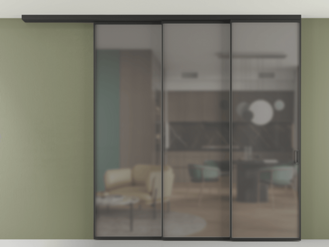 Перегородка Formato вдоль стены на потолок телескопик синхро 3 #VENDORCODE# #FURNISH# #GLASS# Цена #PRICE# #CURRENCY# | Volhovec