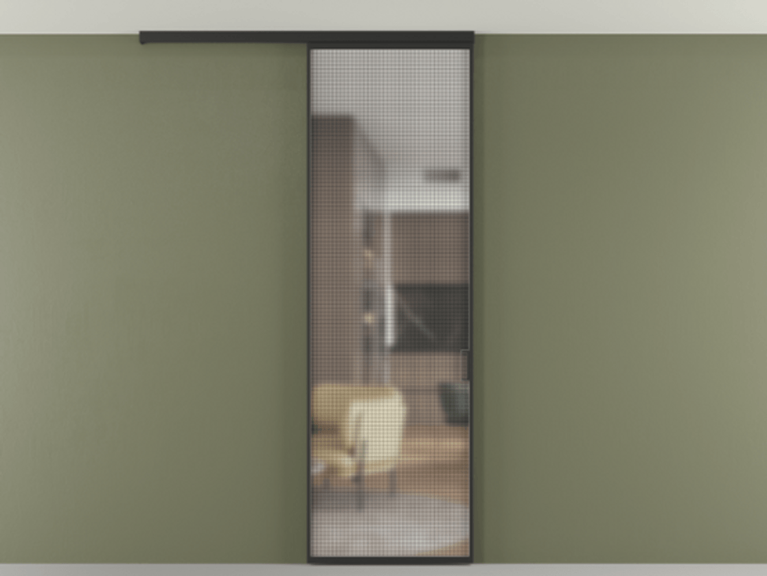 Перегородка Formato вдоль стены на потолок одностворчатая #VENDORCODE# #FURNISH# #GLASS# Цена #PRICE# #CURRENCY# | Volhovec